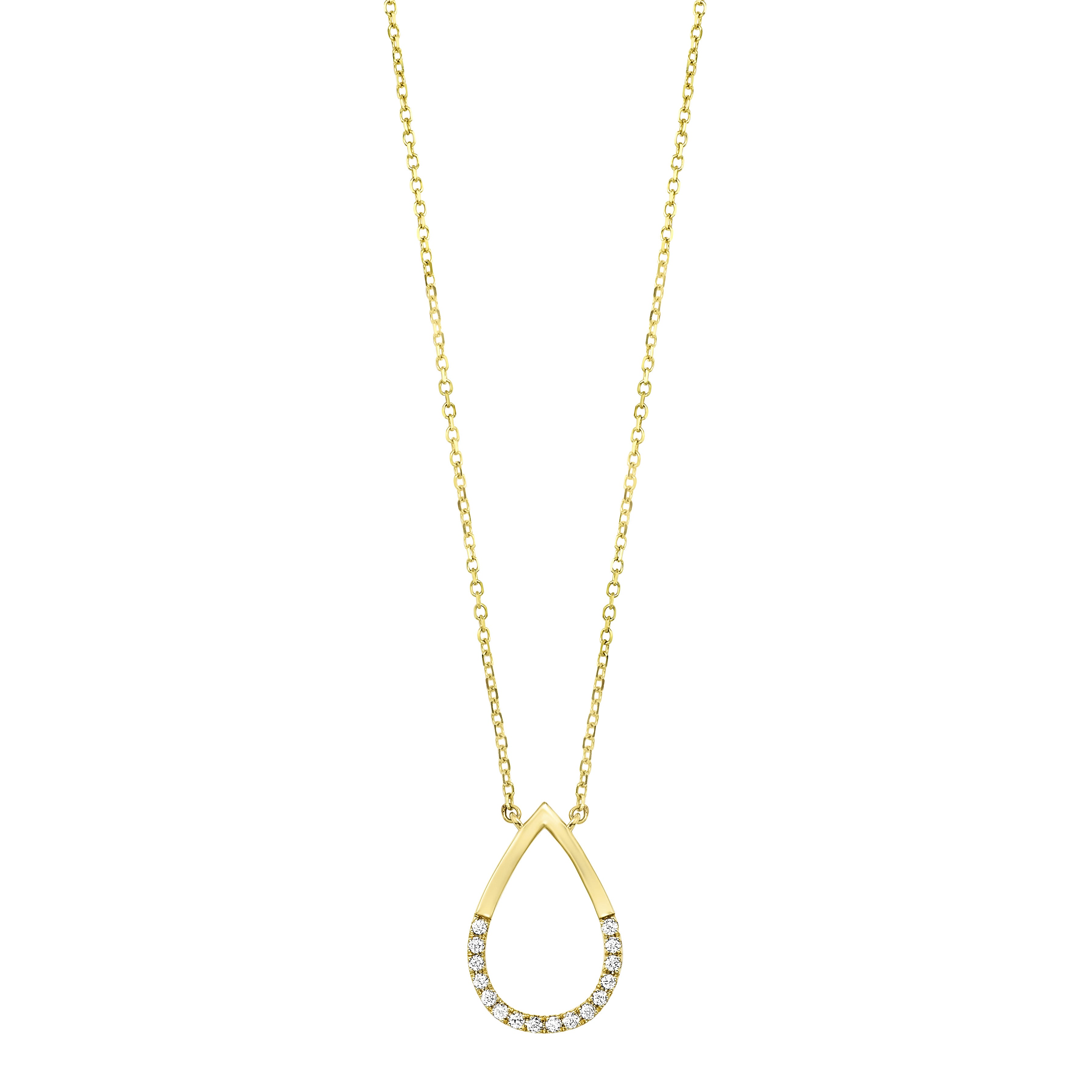 14K Diamond Pendant