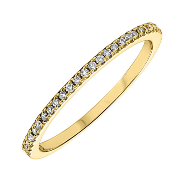 10Kt Yellow Gold Diamond (1/8Ctw) Band