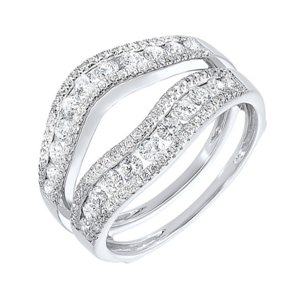 14Kt White Gold Diamond (1Ctw) Ring