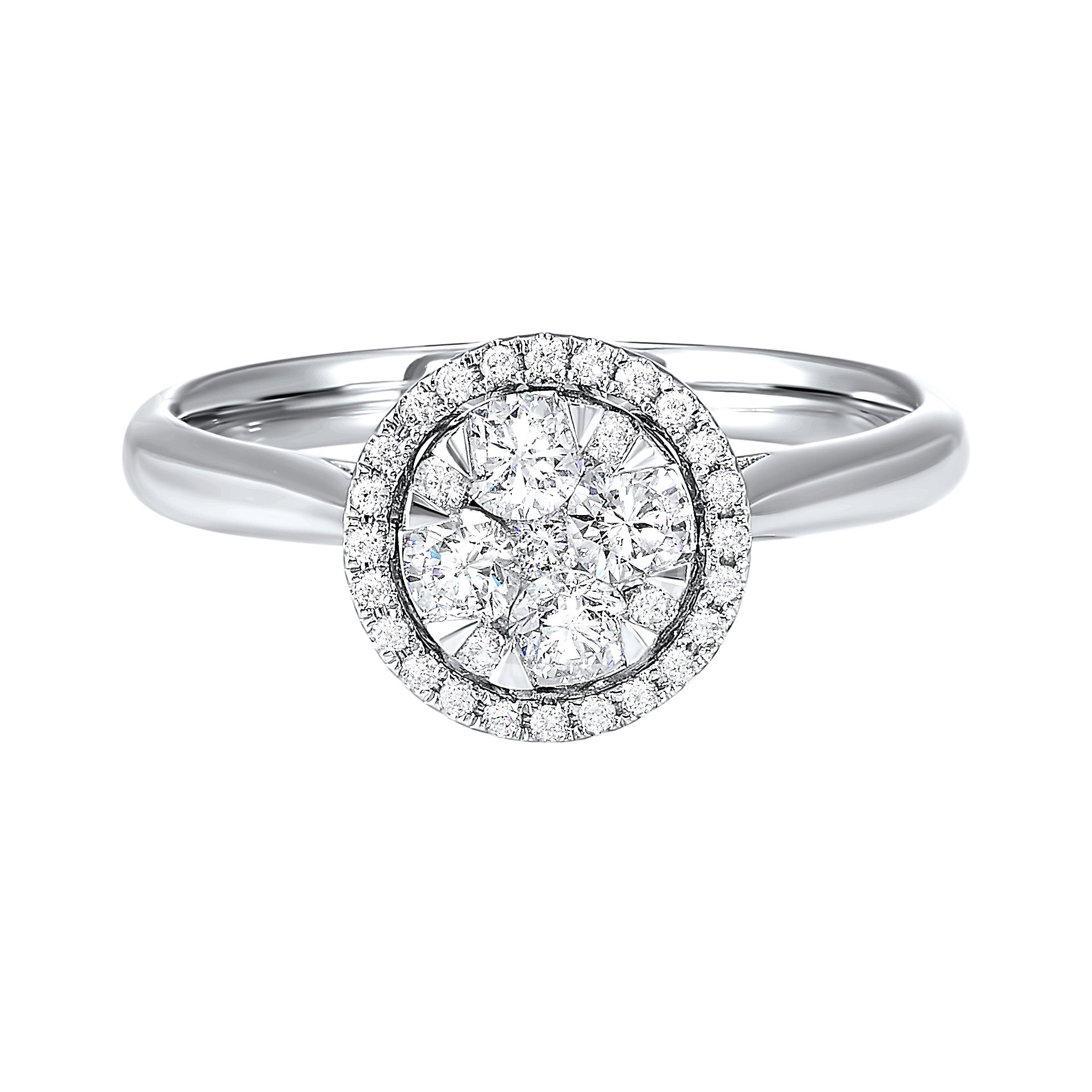 14K Diamond Ring