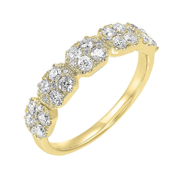 14Kt Yellow Gold Diamond (3/4Ctw) Band