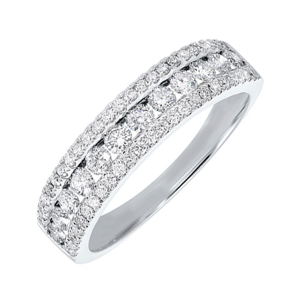 14Kt White Gold Diamond (3/4Ctw) Band