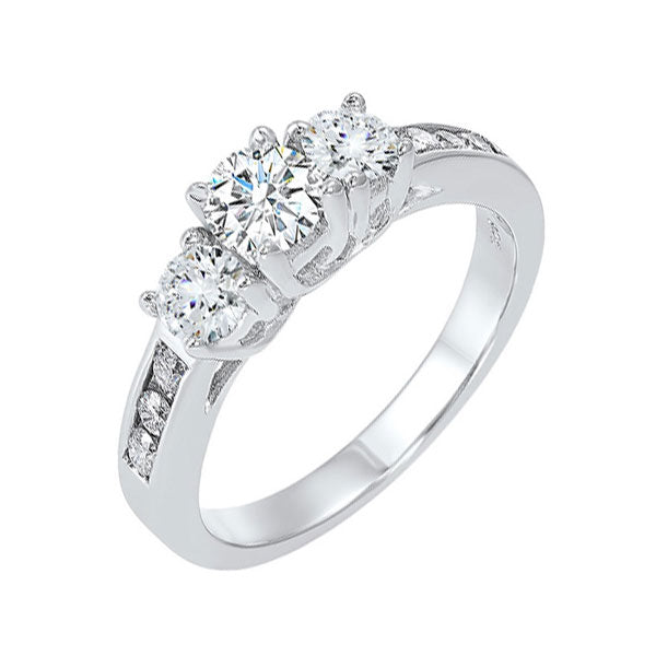 14Kt White Gold Diamond (1Ctw) Ring