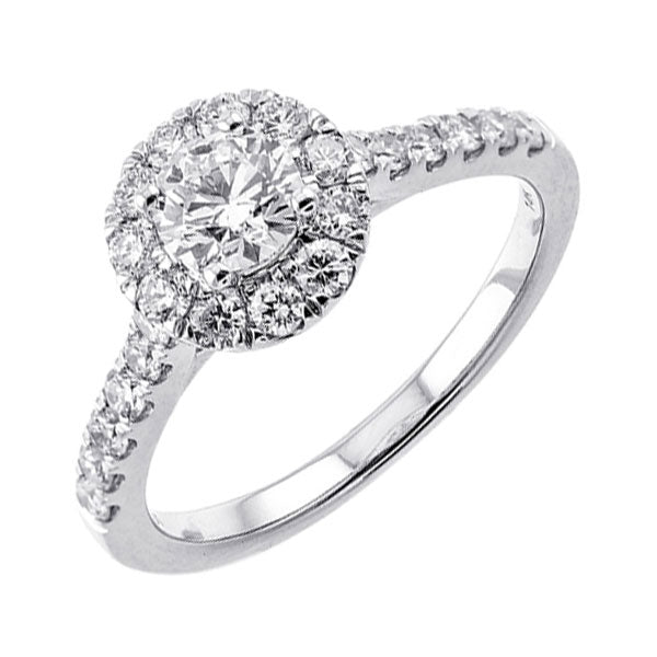 14Kt White Gold Diamond(1Ctw) Ring