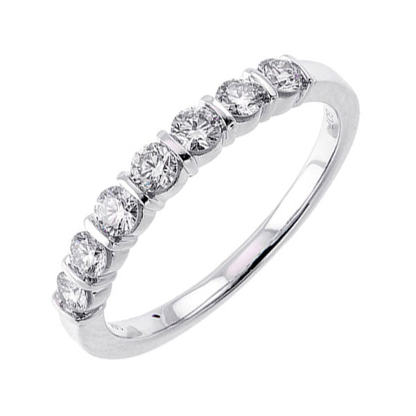 14Kt White Gold Diamond (1/2Ctw) Band