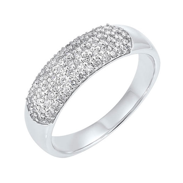 14Kt White Gold Diamond (1/2Ctw) Band