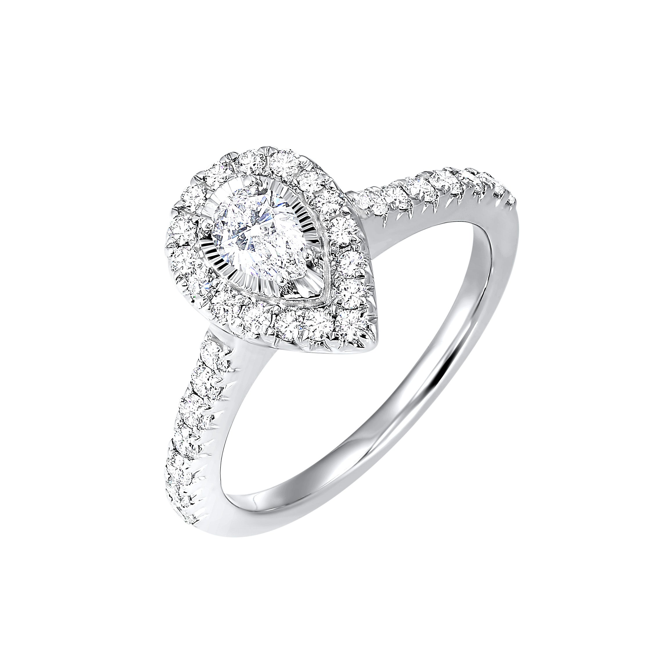 14K Diamond Engagement Ring