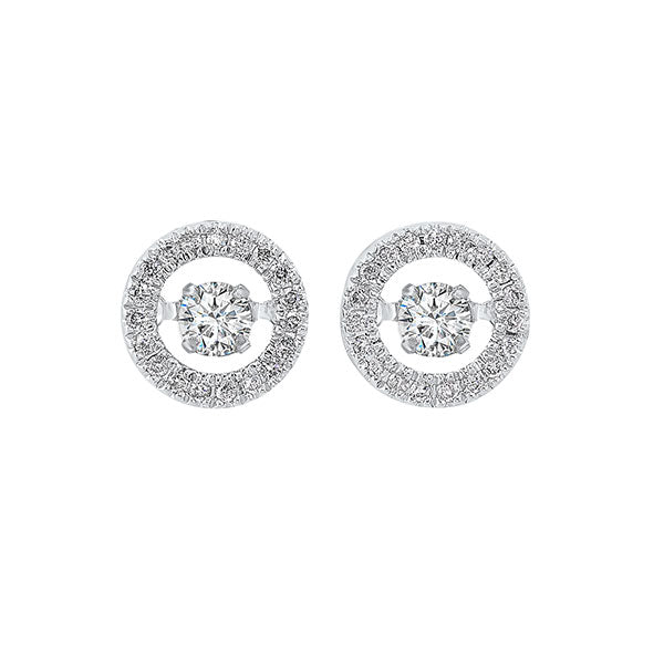 14Kt White Gold Diamond (1/4Ctw) Earring