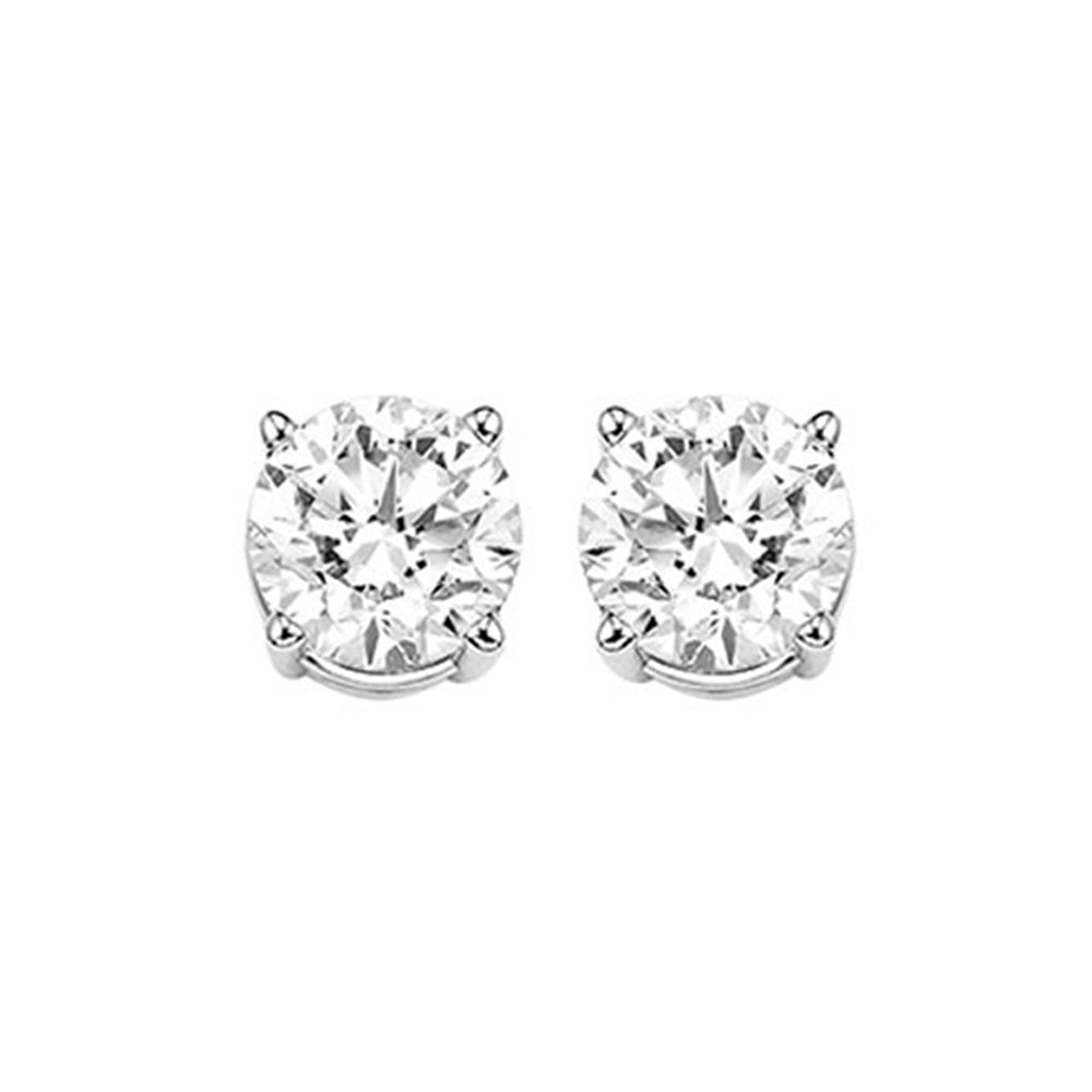 14Kt White Gold Diamond (1 1/5Ctw) Earring