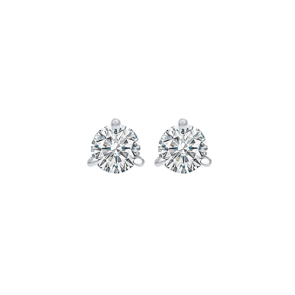 18Kt White Gold Diamond (1/4Ctw) Earring