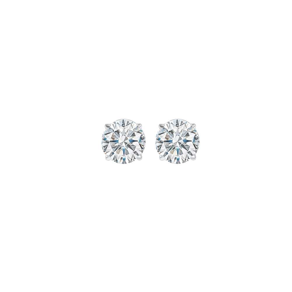 14Kt White Gold Diamond (1/4Ctw) Earring