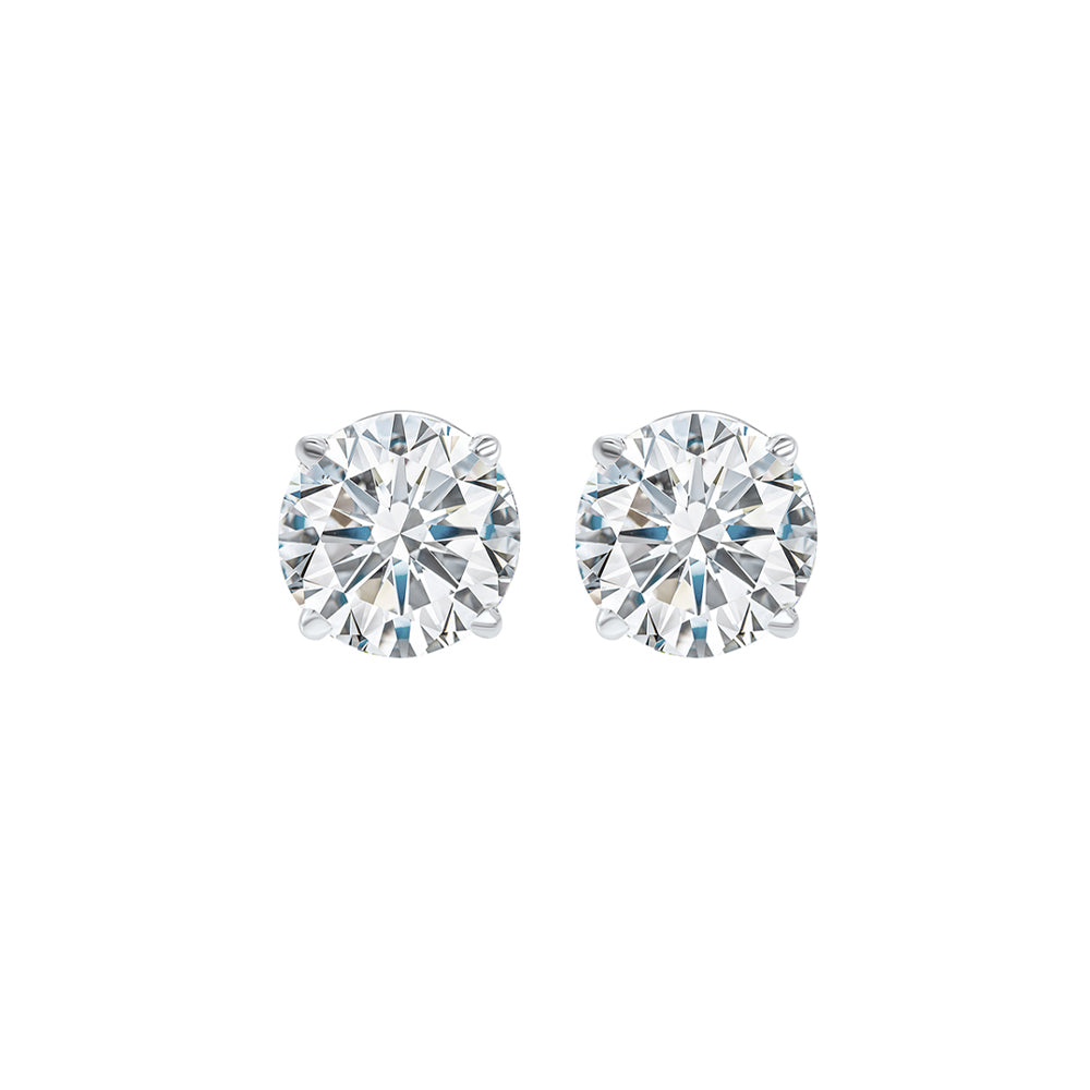 14Kt White Gold Diamond (5/8Ctw) Earring