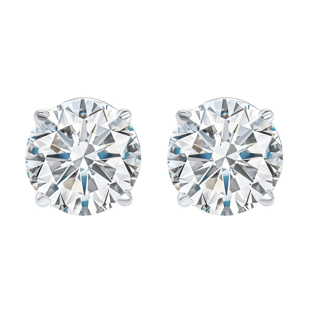 14Kt White Gold Diamond (2Ctw) Earring