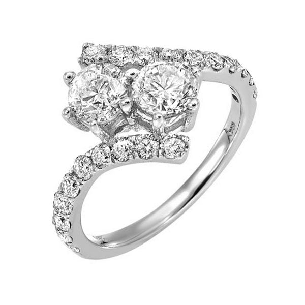 14Kt White Gold Diamond(1 1/2Ctw) Ring