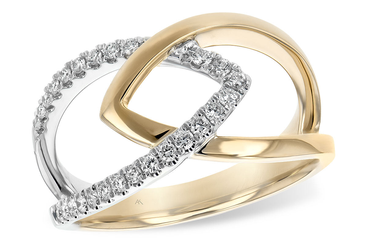 Ladies Two-Tone Apex Diamond Ring